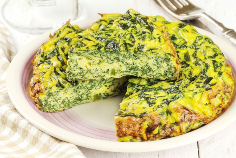 Frittata de spanac